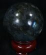 Flashy Labradorite Sphere - Great Color Play #32046-2